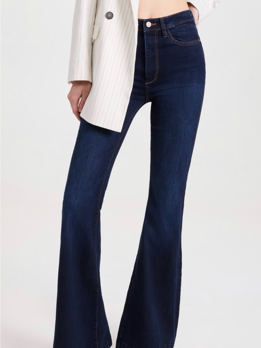 Dl1961 Rachel Ultra High Rise Instasculpt Flare Jeans Foster Wash